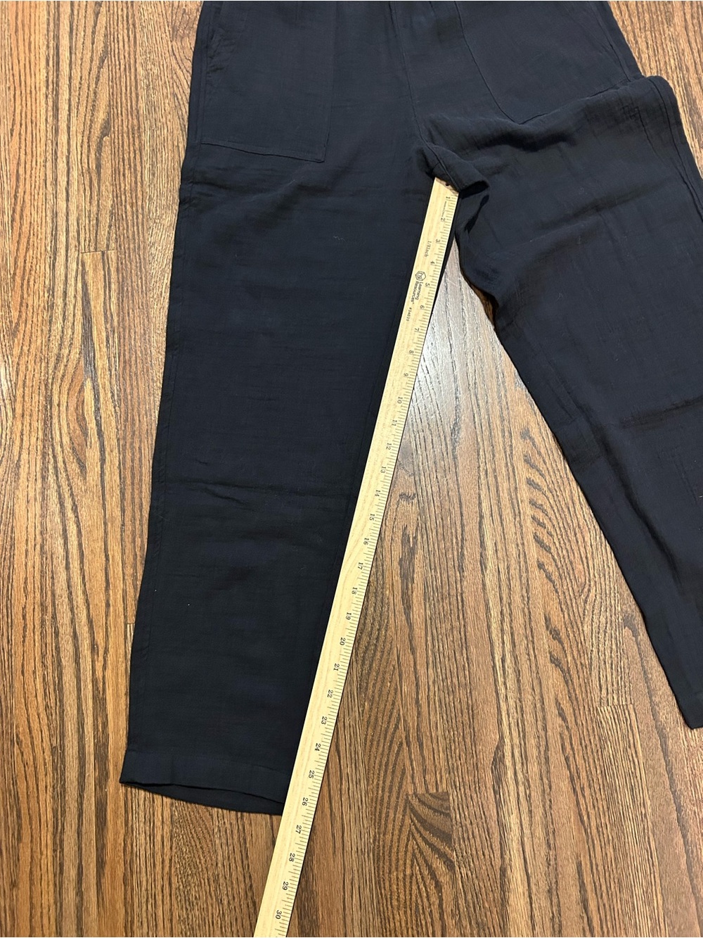 NWT Z Supply Hailey Gauze Pant Black Size Small 100% Cotton Pull On - Picture 7 of 8